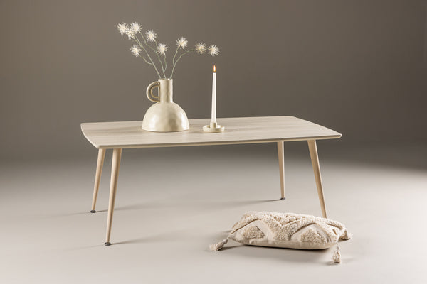 Soffbord PLAZA MDF 120x70 Vitputsad