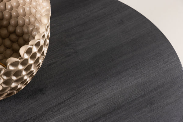 Soffbord YORK MDF ⌀80 Svart