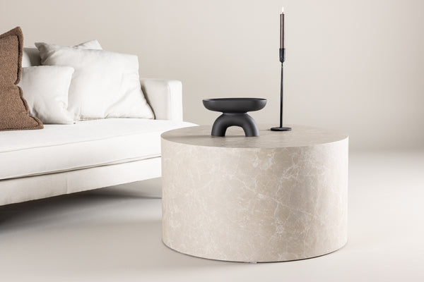 Soffbord YORK MDF ⌀80 Beige