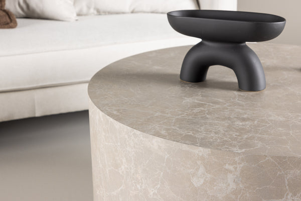 Soffbord YORK MDF ⌀80 Beige