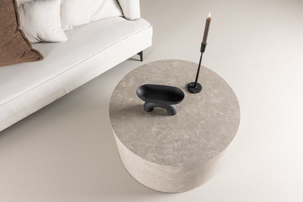 Soffbord YORK MDF ⌀80 Beige
