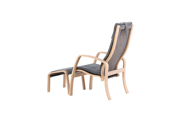 Loungefåtölj GRÖTÖ Polyester Mörkgrå