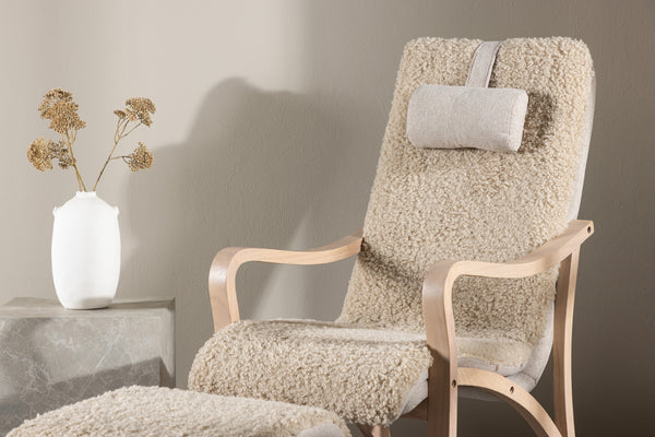 Loungefåtölj FÅRÖ Polyester Brun