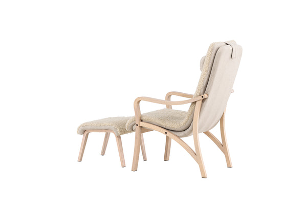 Loungefåtölj FÅRÖ Polyester Brun