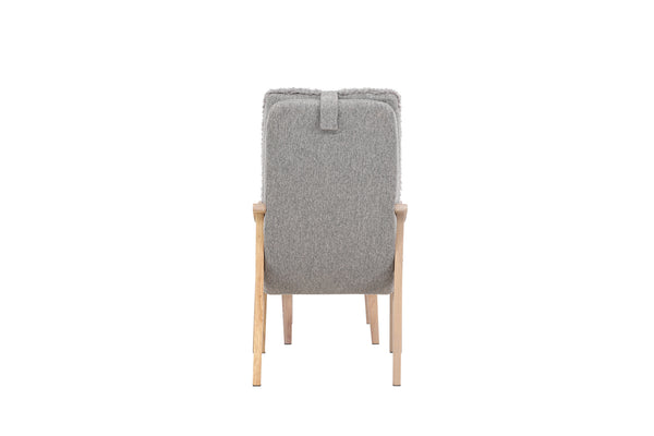 Loungefåtölj FÅRÖ Polyester Ljusgrå