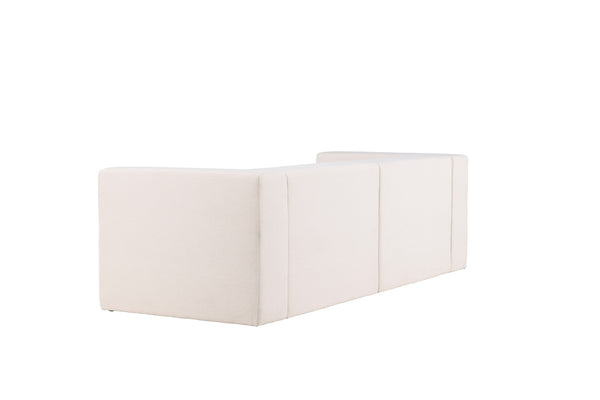 3-Sits Soffa LUMI Linne Vit