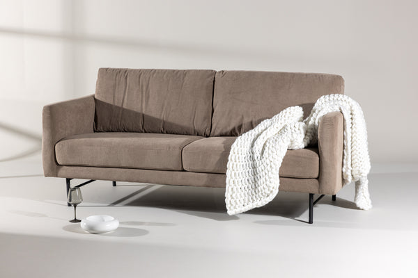 3-Sits Soffa SKY Polyester Brun