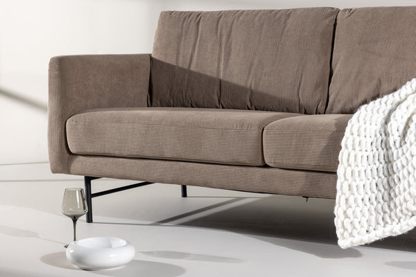 3-Sits Soffa SKY Polyester Brun