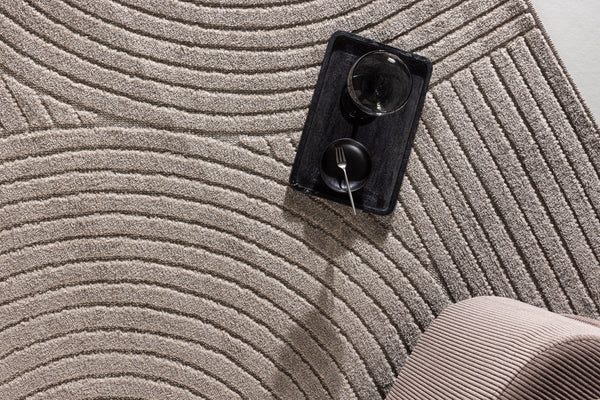Rektangulär Matta VINCE Polypropen 240*340 Brun