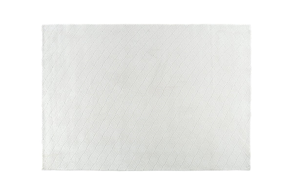 Rektangulär Matta TODD Polyester 200*290 Vit