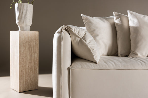 3-Sits Soffa TOREKOV Polyester Vit