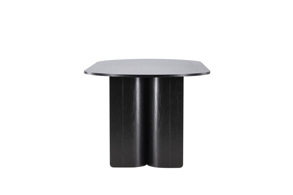 Ovala Matbord TYRESÖ 220*100*75 Svart