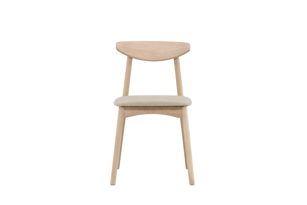 Dining chairs VEN 2-pack White plastered