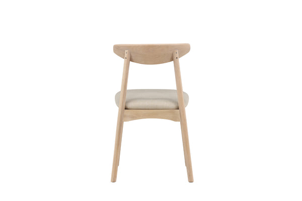 Dining chairs VEN 2-pack White plastered