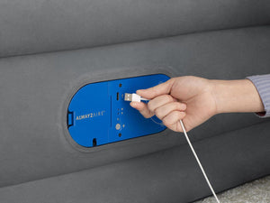 Luftmadrass ALWAYZAIRE  Dubbel Grå