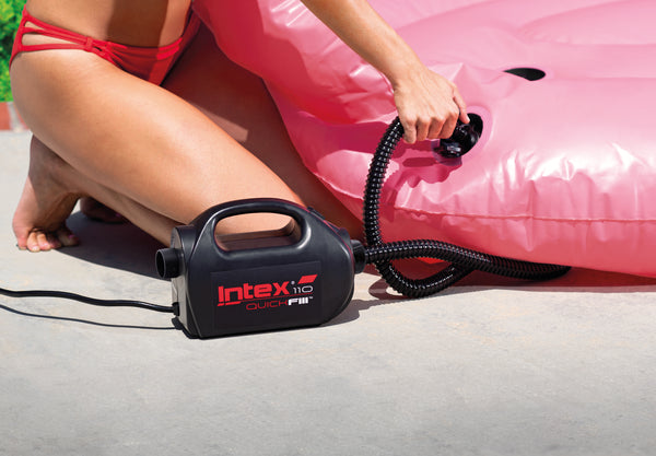 INTEX Elektrisk Luftpump Högtryckspump Svart