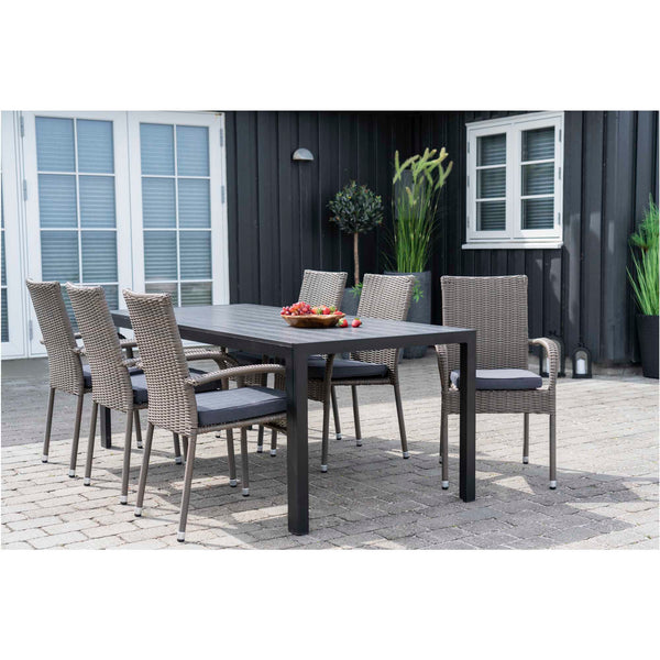 Prydnadskudde PORTLAND Kudden Polyester 38x46x5 Svart