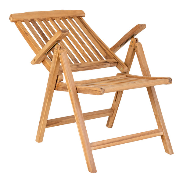Matstolar ELCHE Teak 64x57x108 Natur-2st