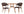 Café Set ABRANTES Aluminium Brun