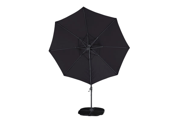 Parasoll LEEDS Aluminium ⌀300 Svart