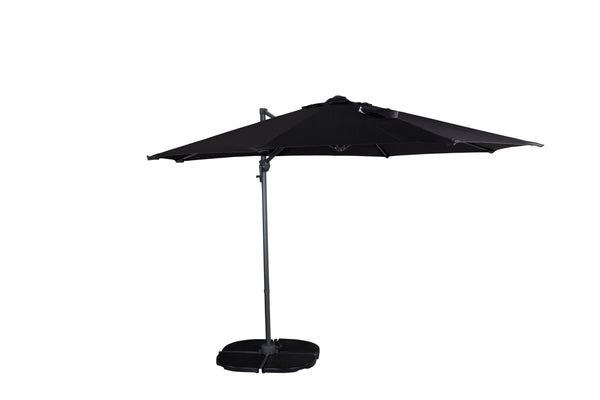 Parasoll LEEDS Aluminium ⌀300 Svart