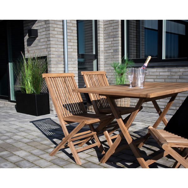 Matbord OVIEDO Teak 120*80*75 cm-Natur