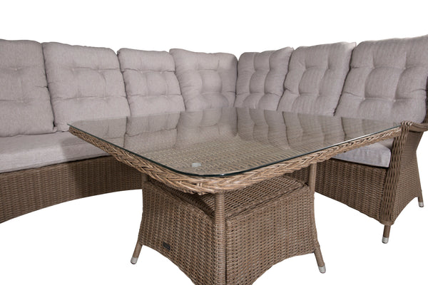 Corner groups WASHINGTON Faux rattan Nature