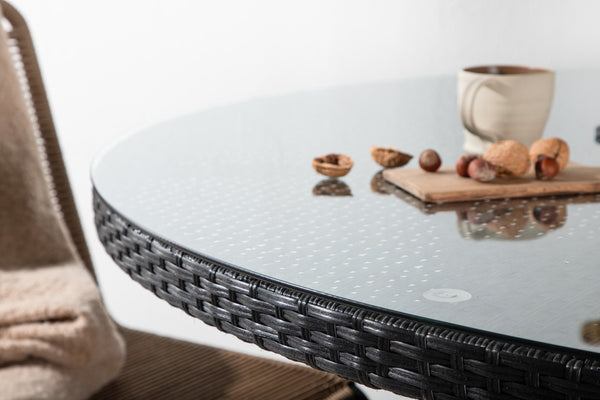 VOLTA Runda Matbord Konstrotting Ø150 Svart