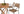 Matgrupp KENYA & LINDOS Matbord 120x70x75 Natur + Matstolar 4st Brun