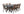 Matgrupp GARCIA & GALERA Matbord 200x100x74 Svart + 6st Matstolar Brun