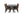 Matgrupp GARCIA & GALERA Matbord 200x100x74 Svart + 6st Matstolar Brun