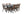 Matgrupp GARCIA & GALERA Matbord 200x100x74 Svart + 6st Matstolar Brun