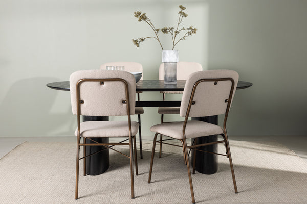 Matgrupp SEDA & ISOLDE Beige/ Svart
