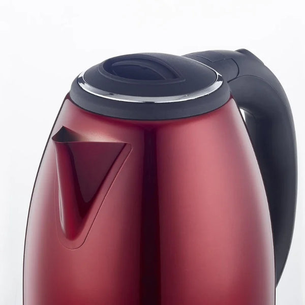 Kettle HERZBERG 1.8L 1500W Stainless Steel Red