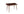 Skrivbord HELLERUP MDF 60x120x88 Brun