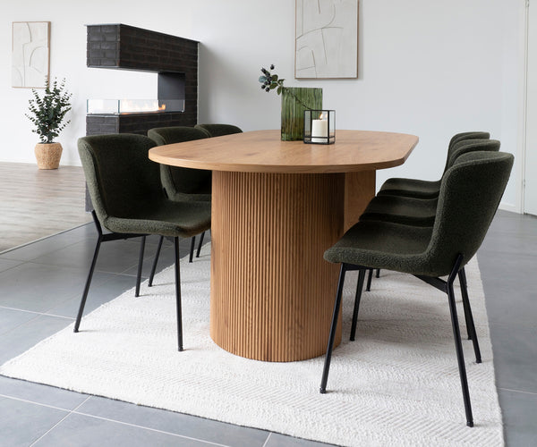 Matbord BOAVISTA MDF 100x210x75 Natur