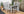 Matgrupp ALBANY & COPACABANA Matbord 152x90 + Reclinerstolar 6st Grå/Vit