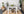 Matgrupp ALBANY & BREAK Matbord 152x90 + Positionsstolar 4st Grå/Vit
