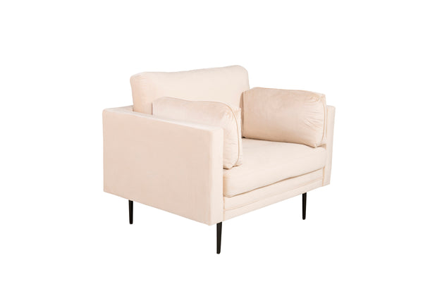 Fåtölj BOOM Sammet W29xH70cm-Beige