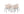 Matgrupp HAMDEN Matbord ⌀80 & 4st MODESTO Matstolar Beige
