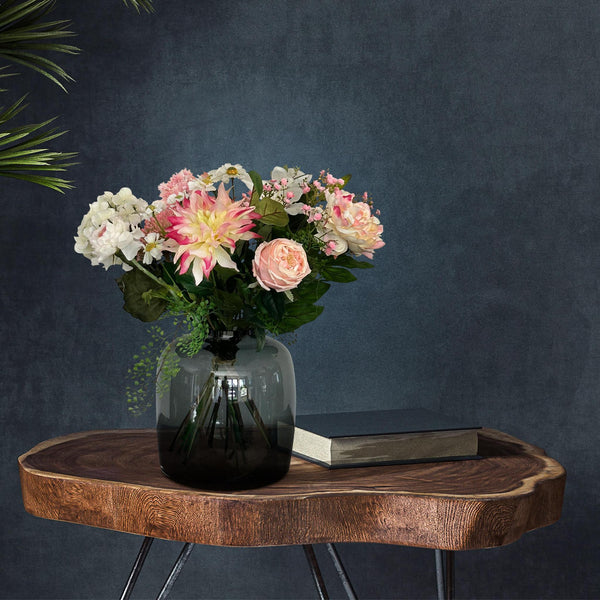 Konstgjorda Blommor - Bukett M - Pastell Lover - 40 cm