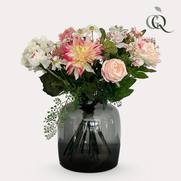 Konstgjorda Blommor - Bukett M - Pastell Lover - 40 cm
