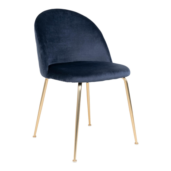 Matstolar GENEVE Sammet 52x51x78 Blå-2st
