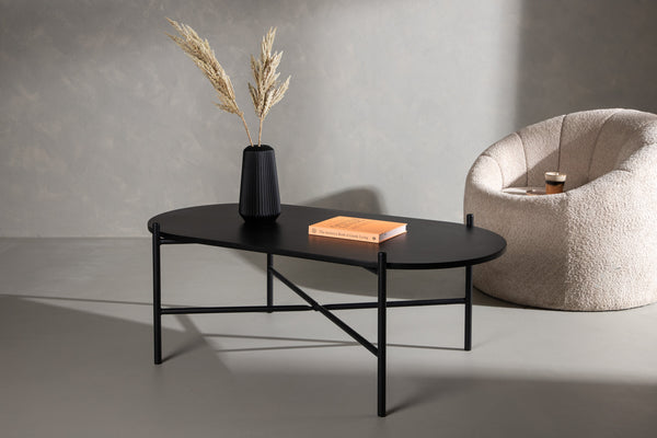 Soffbord PUEBLO MDF 60x120cm-Svart