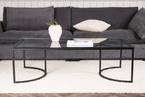 Couchtisch SCANNER 70x140cm-Glas