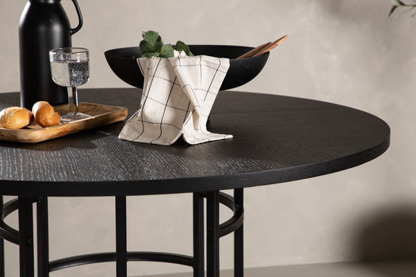 MATBORD COPENHAGEN MDF ⌀115 cm-Svart