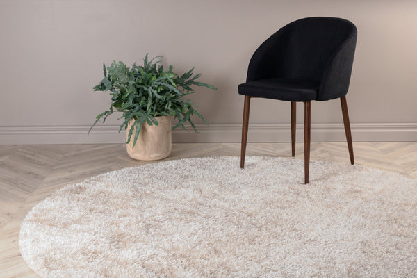 Rund matta MATTIS Polyester ⌀200-Beige
