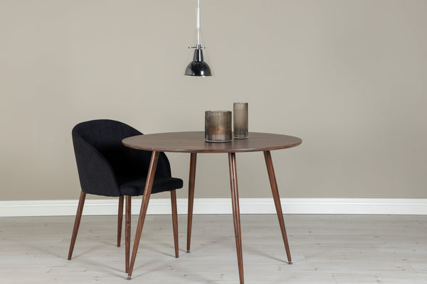 Taklampa SIRIUS Glas E27-Svart