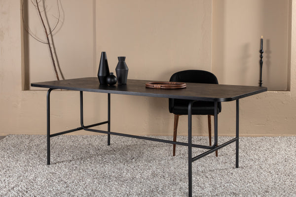 MATBORD UNO Veneer 90x200 cm-Svart