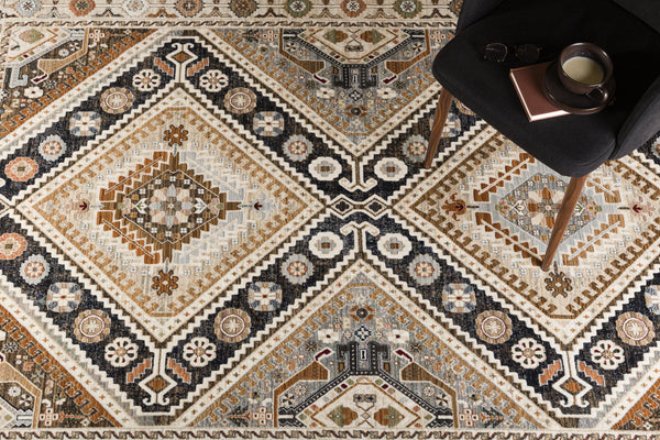 Rectangular rug EBBE Polypropylene 310x240cm-Multi-coloured
